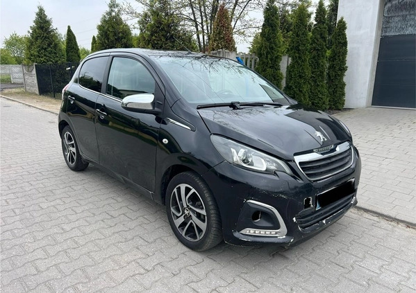 Peugeot 108 cena 19900 przebieg: 84000, rok produkcji 2018 z Biecz małe 154